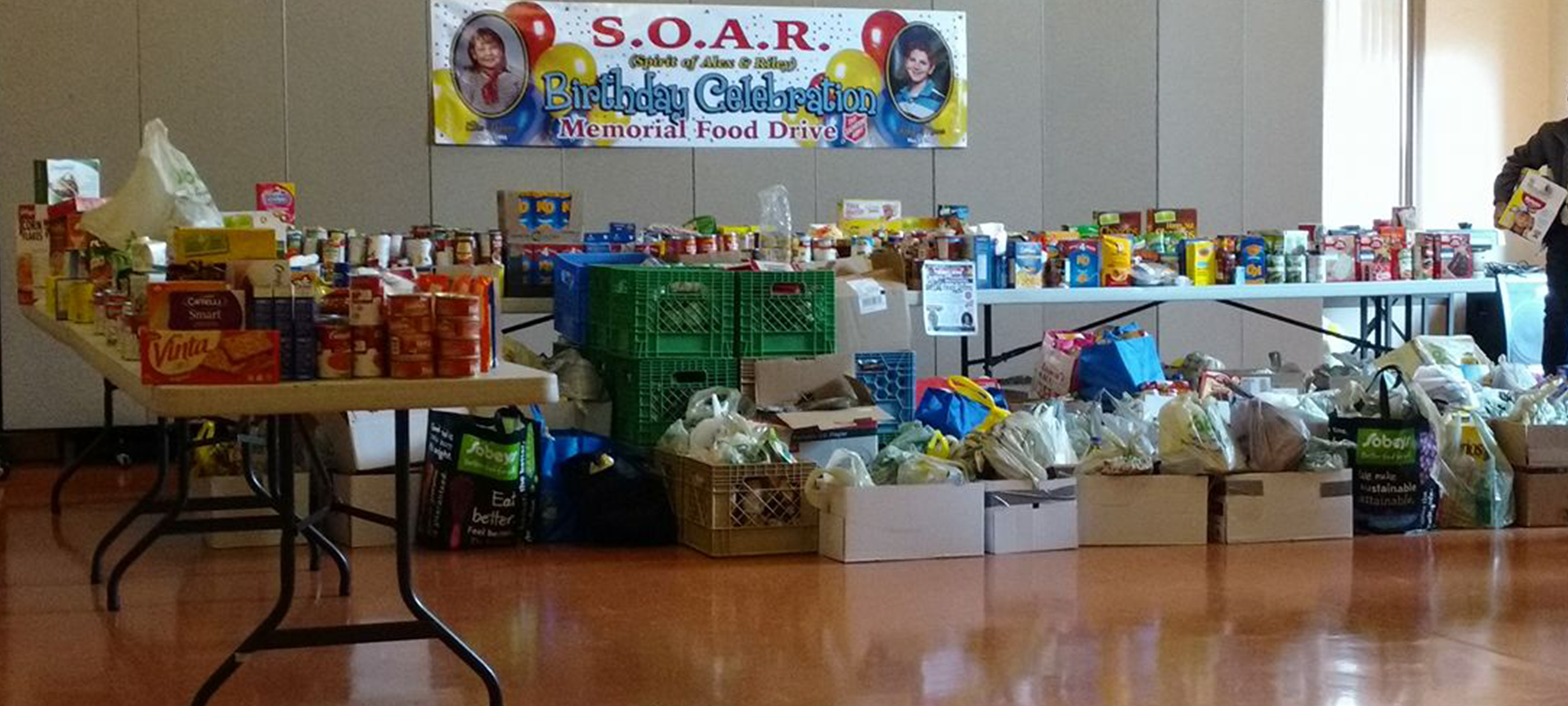 S.O.A.R. Birthday Celebration and Memorial Food Drive
